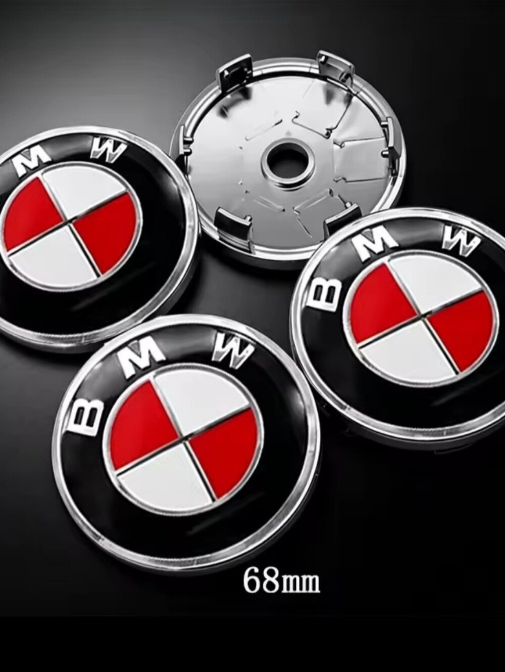 4 New BMW Rim Center Caps BMW E46 E39 E53 E65 E66 E90 G26 X3 X4 X5 G3 GO1 G26